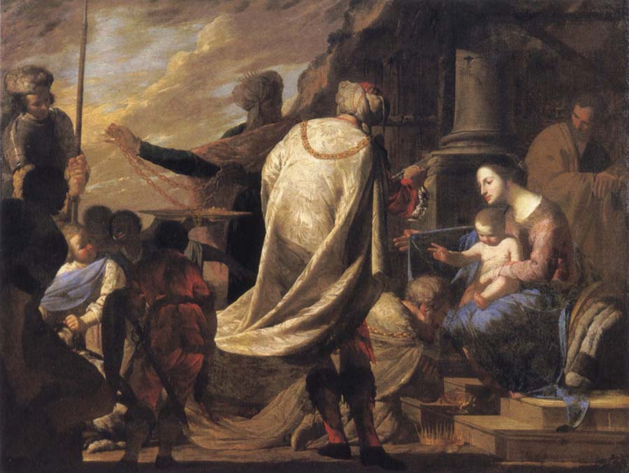 Bernardo Cavallino The adoration of the Magi